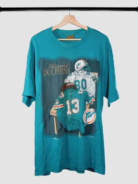 1994 Miami Dolphins Vintage Nutmeg T-Shirt (XL)