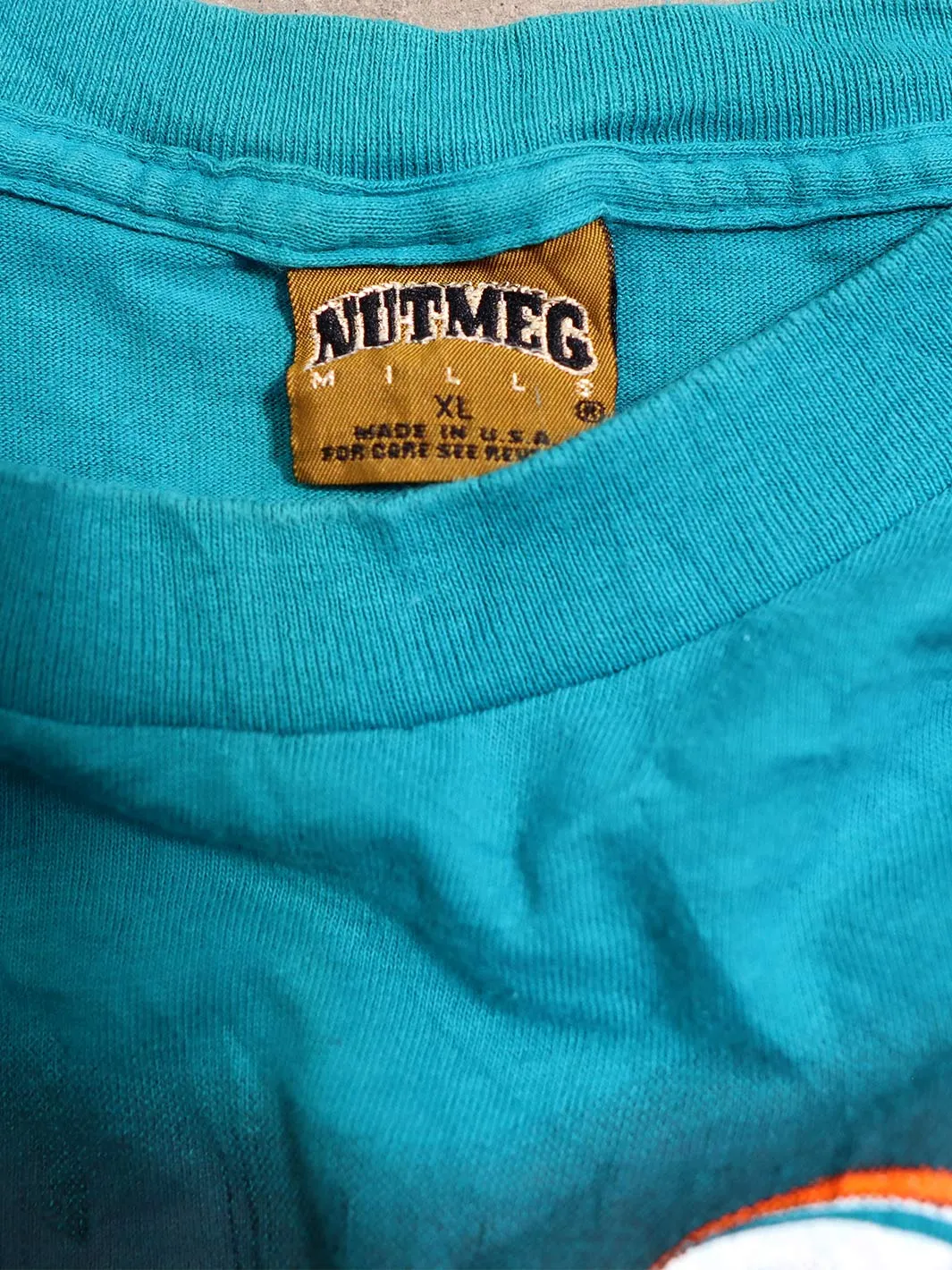1994 Miami Dolphins Vintage Nutmeg T-Shirt (XL)