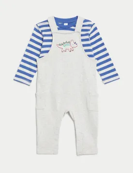 2pc Cotton Rich Dinosaur Outfit