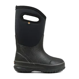 52065 BOGS Kids Classic Rubber Boot with Handles Black