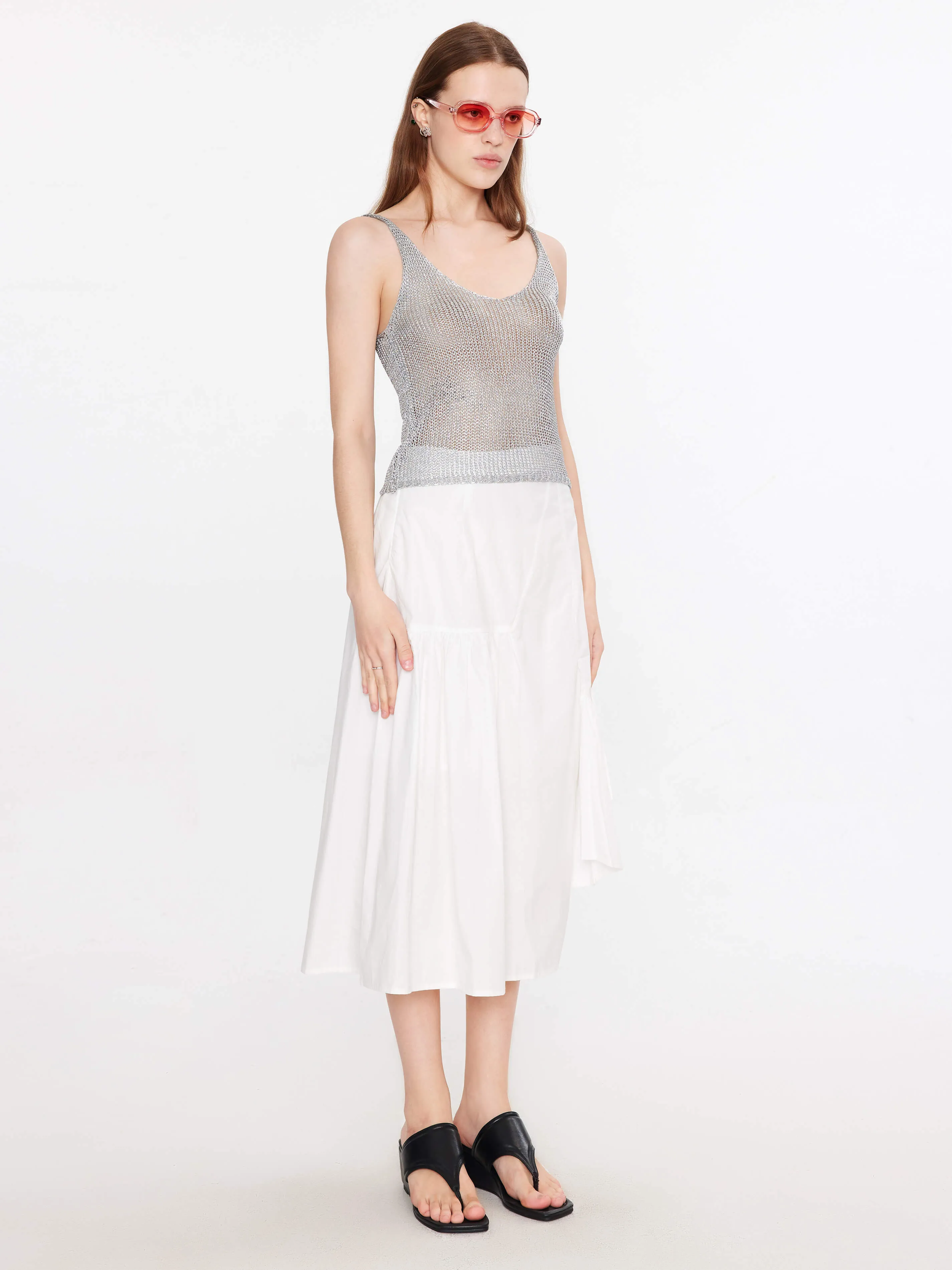 A-line Asymmetrical Skirt