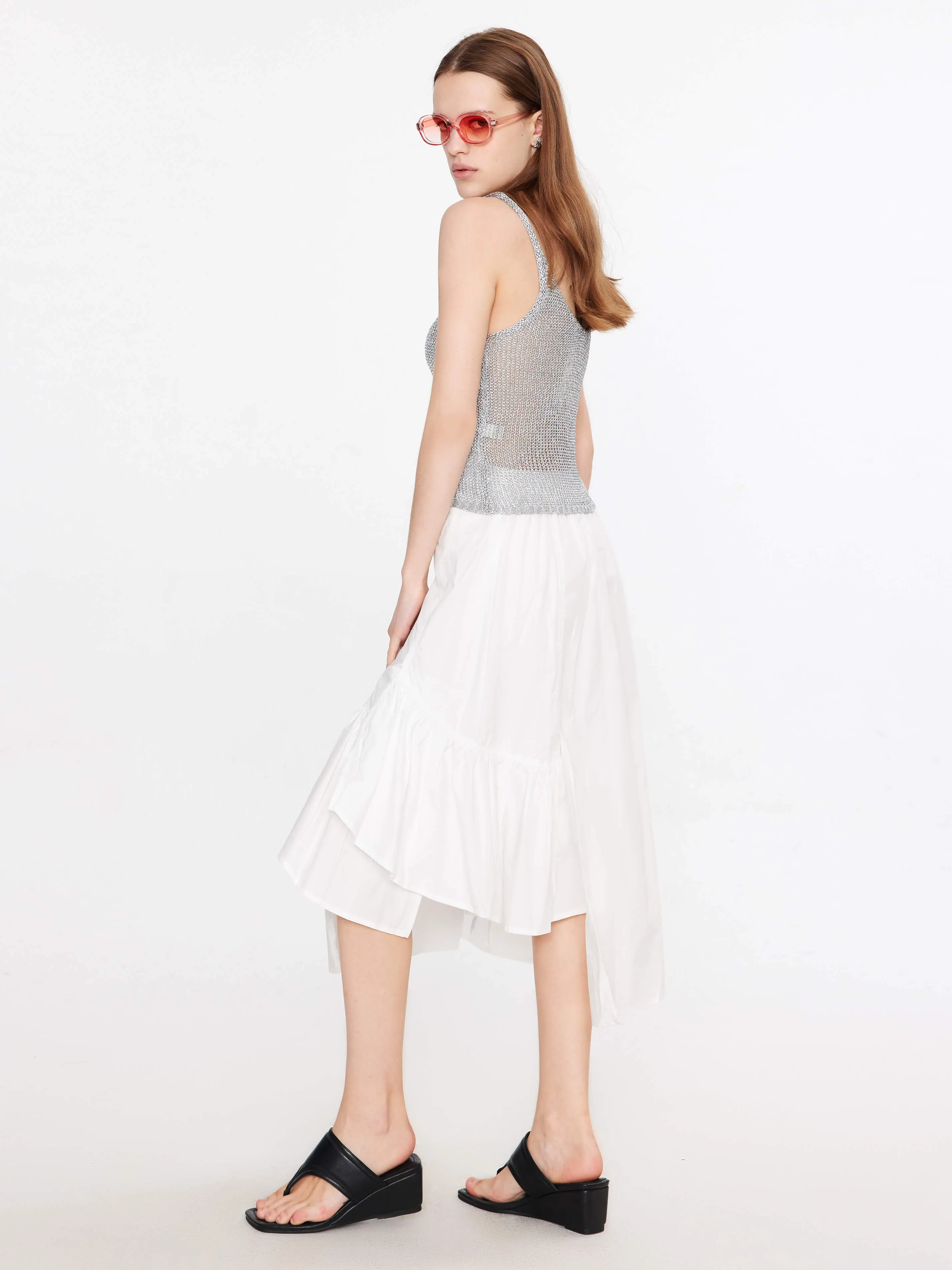 A-line Asymmetrical Skirt