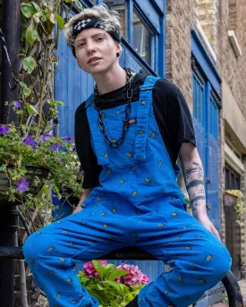 Blue Corduroy Dunga Bee Dungarees