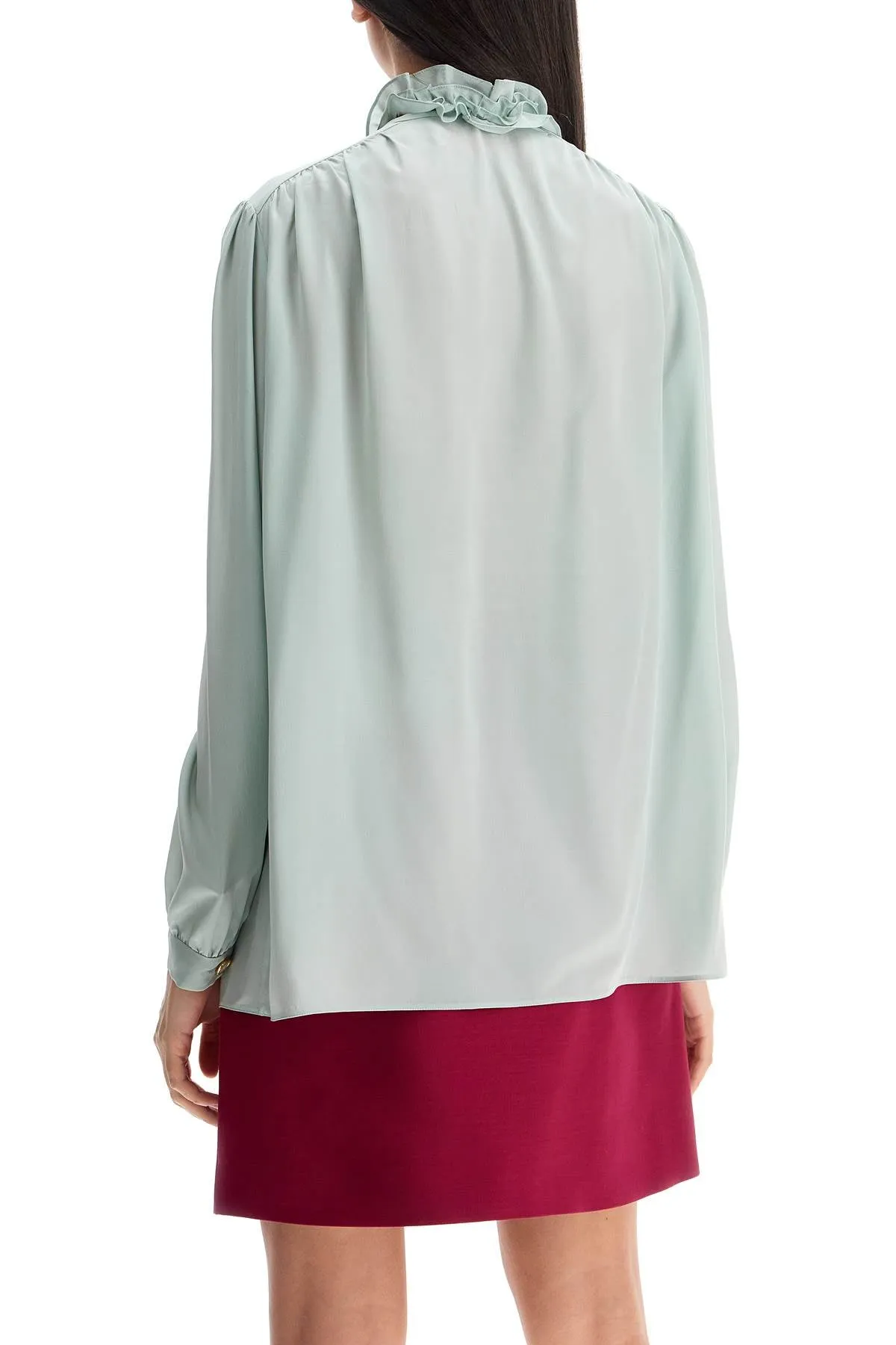 Bow Detail Silk Blouse