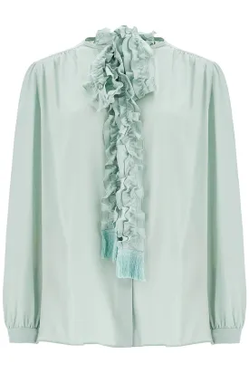 Bow Detail Silk Blouse