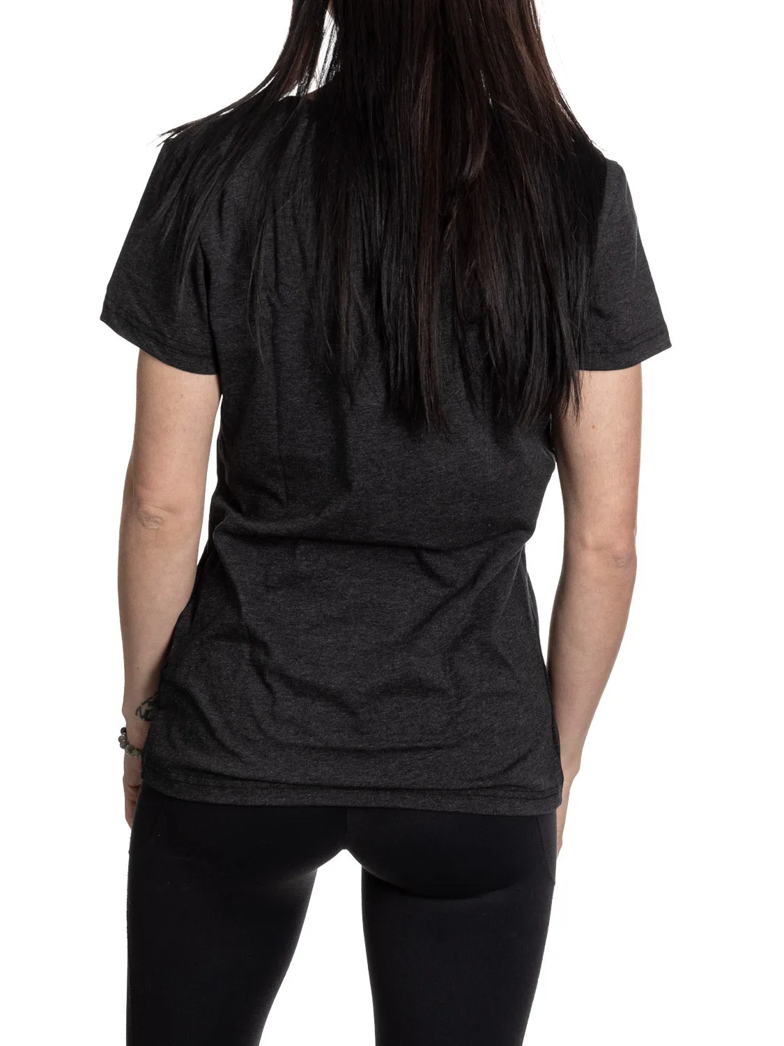 Carolina Hurricanes Women's Distressed Print Fitted Crew Neck Premium T-Shirt - Black