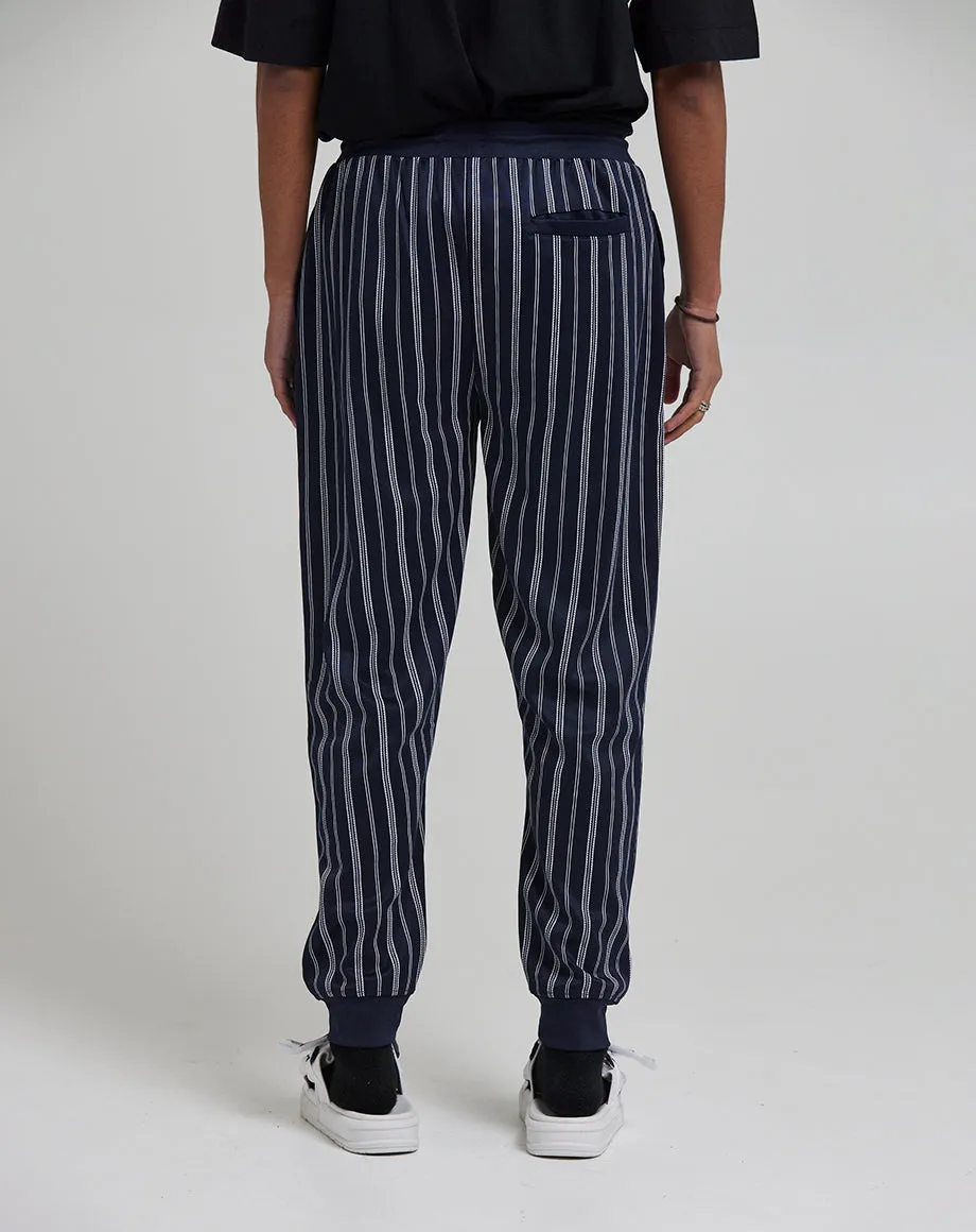 FILIP MEN'S STRIPED TRACK PANTS | NAVY