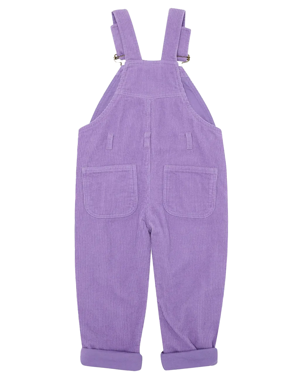 Girls Chunky Bright Dungarees in Violet