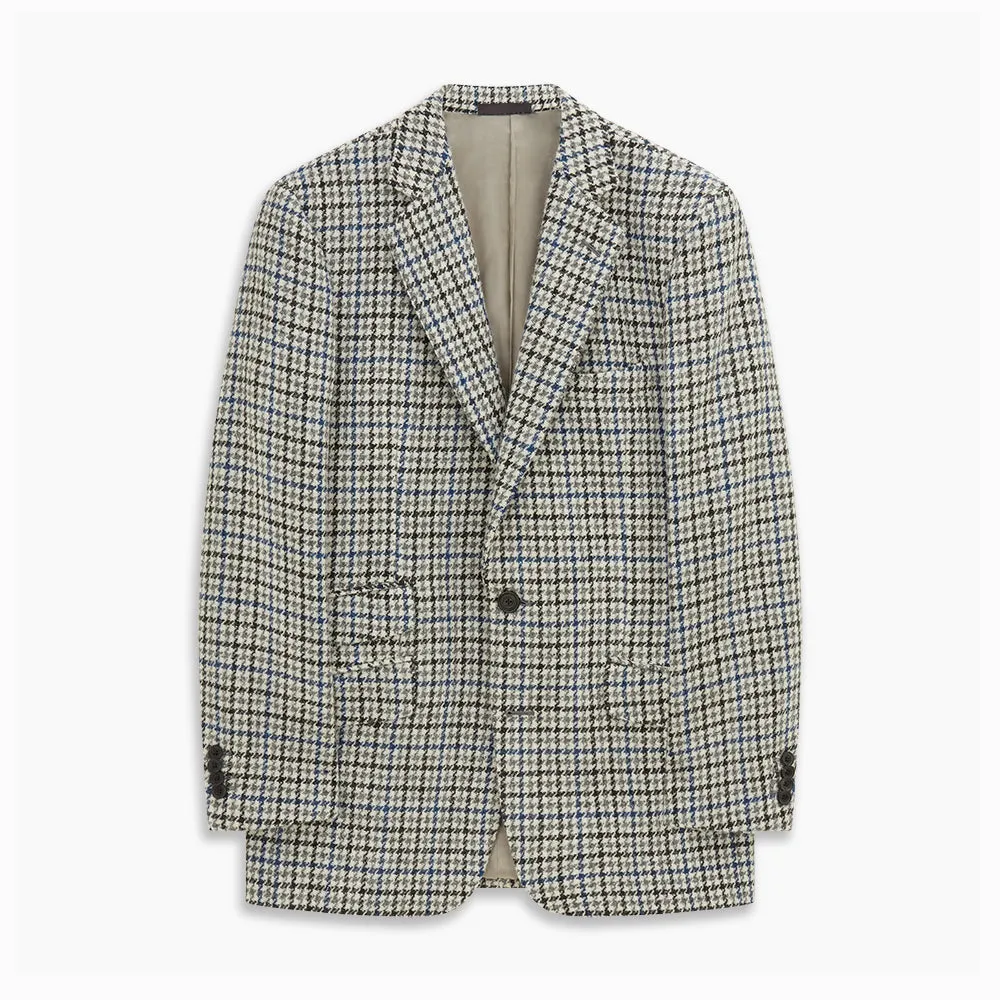 Grey and Navy Tweed Barrington Blazer