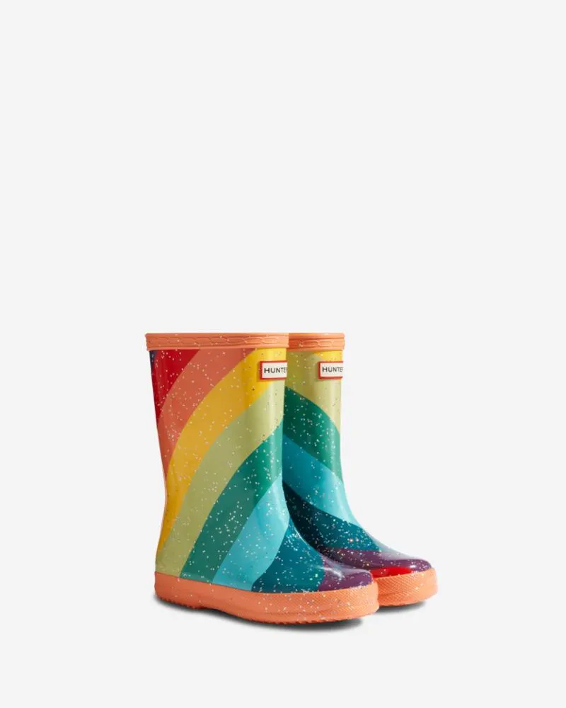 Hunter Kids LITTLE KIDS FIRST CLASSIC DIAGONAL STRIPE GIANT GL OPTIMISTIC ORANGE