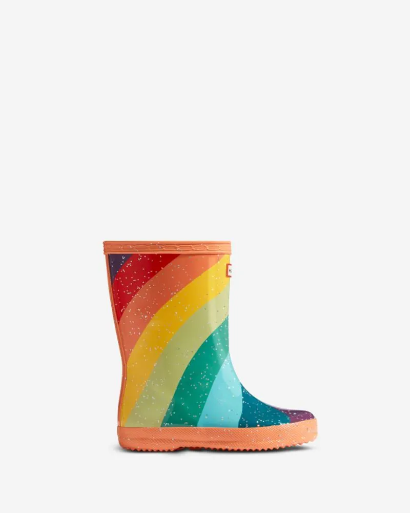 Hunter Kids LITTLE KIDS FIRST CLASSIC DIAGONAL STRIPE GIANT GL OPTIMISTIC ORANGE
