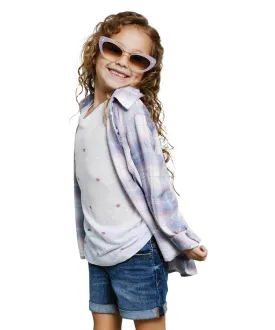 kids hudson rouge azure white