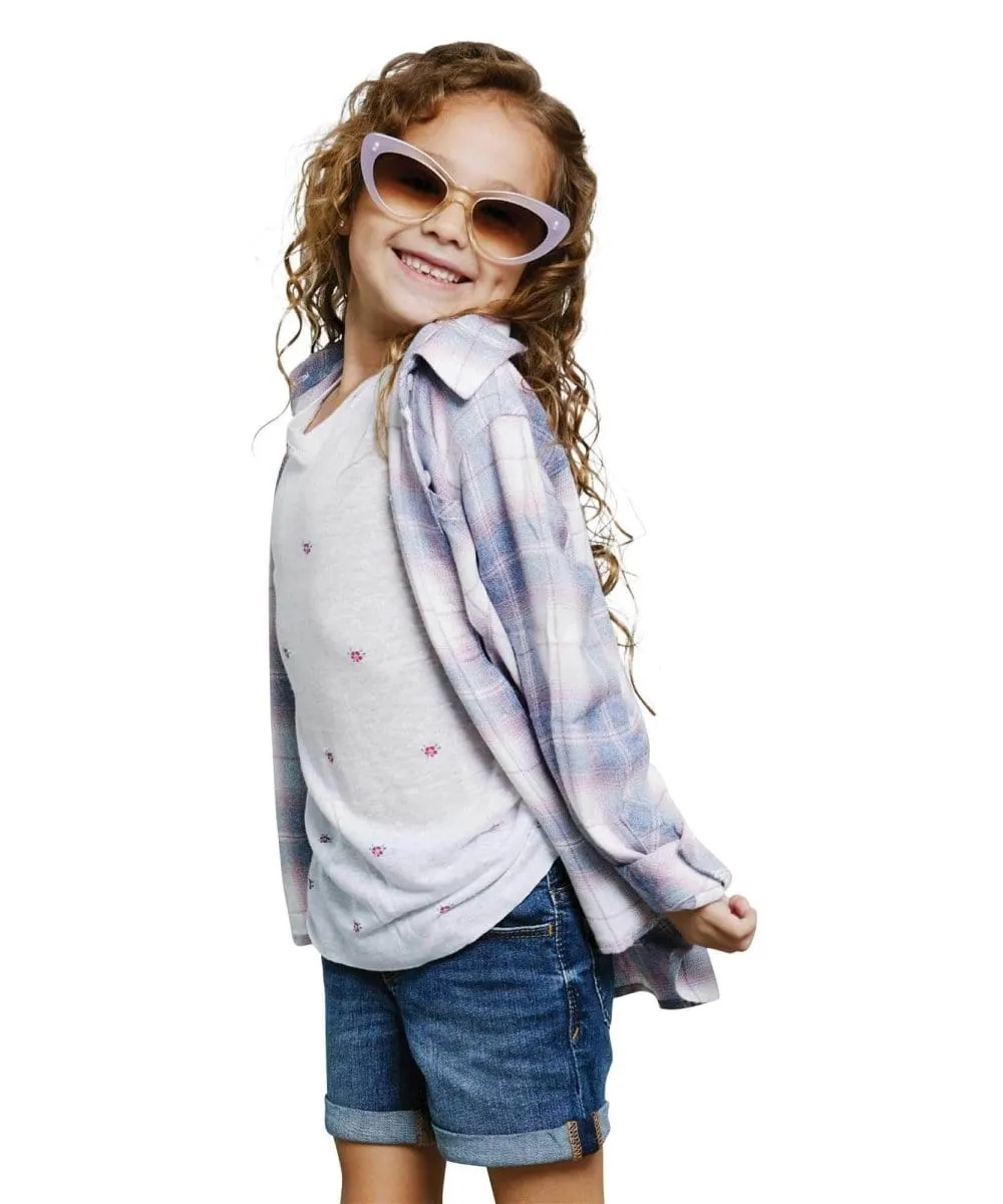 kids hudson rouge azure white