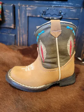 Kids Square Toe  Boots