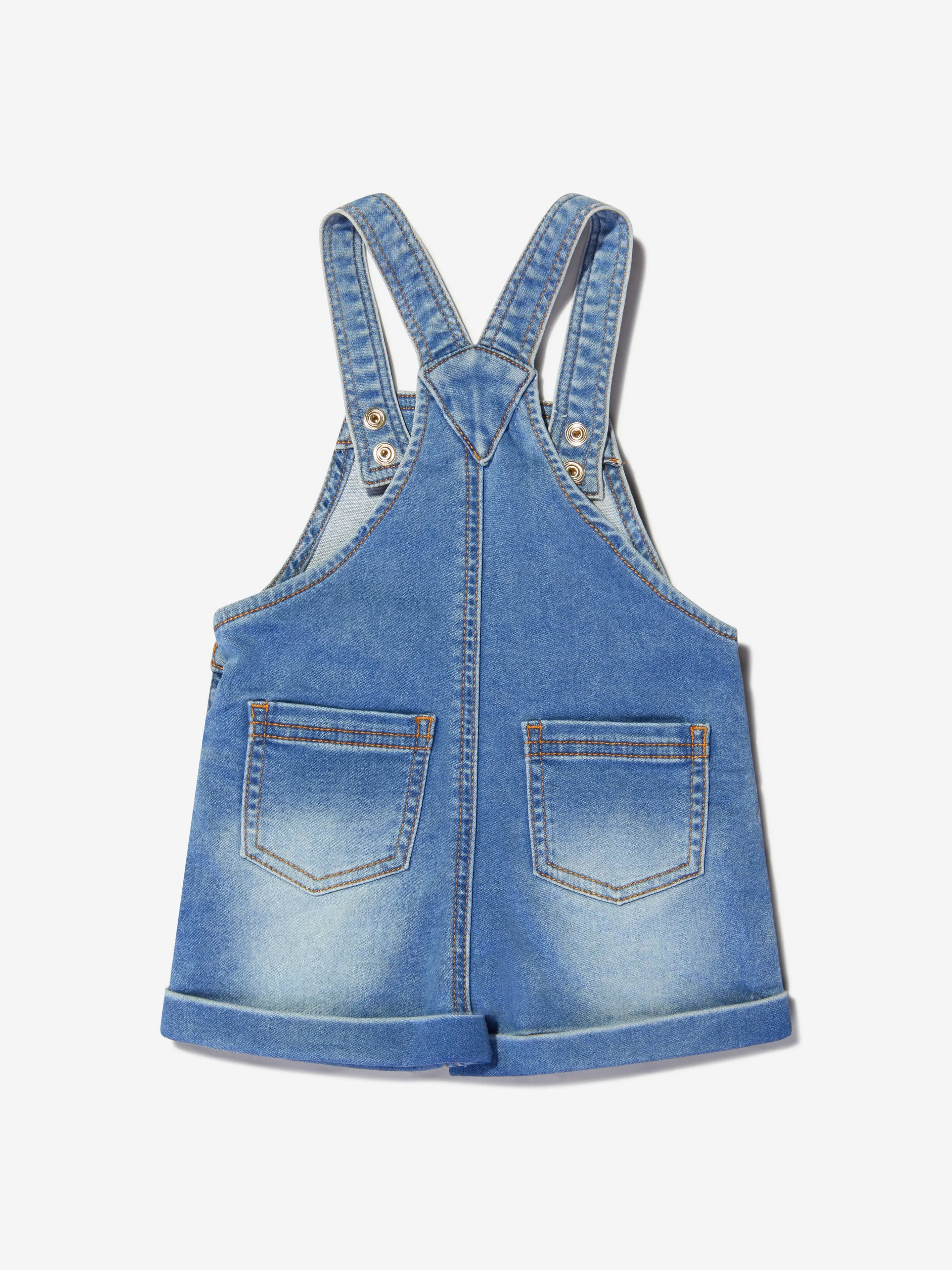 Moschino Baby Boys Cotton Denim Dungarees
