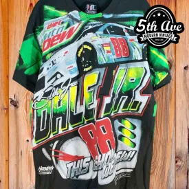 Nascar Dale Earnhardt no.88 Mountain Dew - AOP all over print New Vintage T shirt