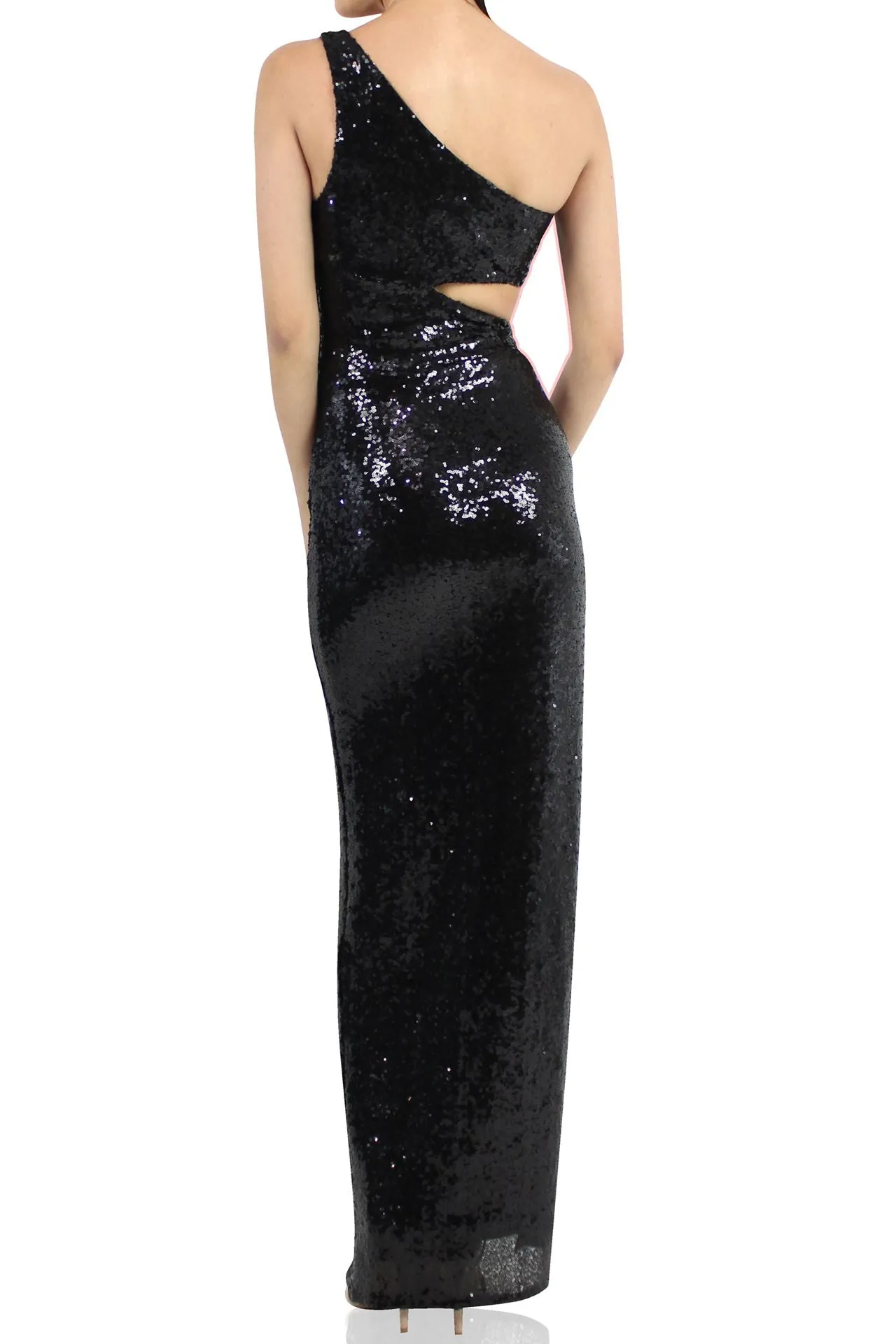 One Shoulder Dress With Sequins