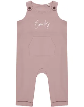 Pink Organic Cotton Dungarees
