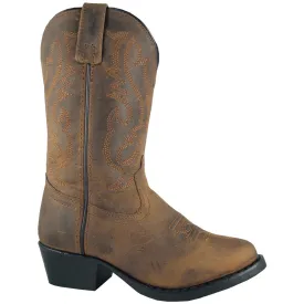 Smoky Mountain Youth Oiled Distress Brown Western