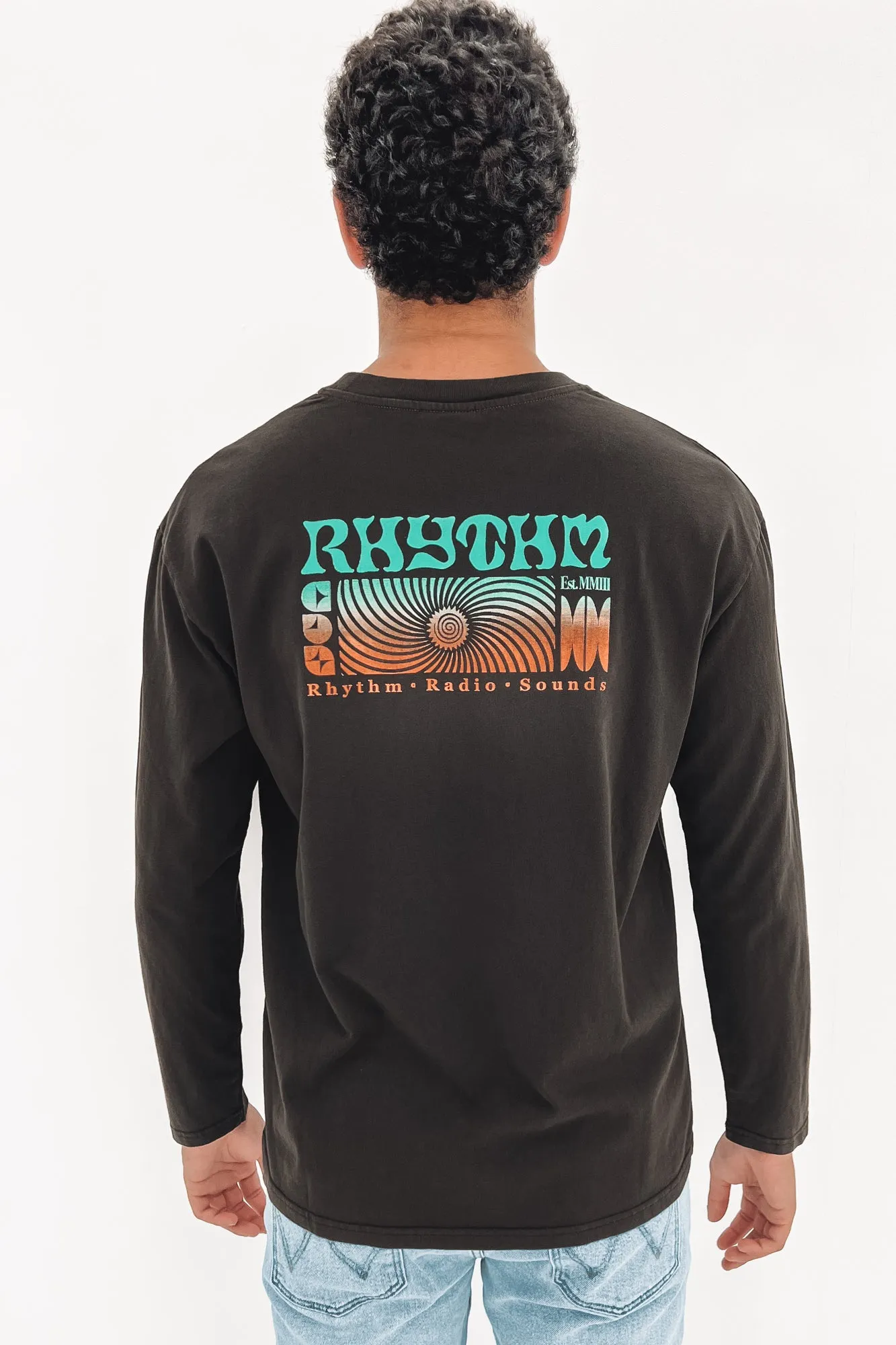 Sonic Long Sleeve Vintage T-Shirt Vintage Black