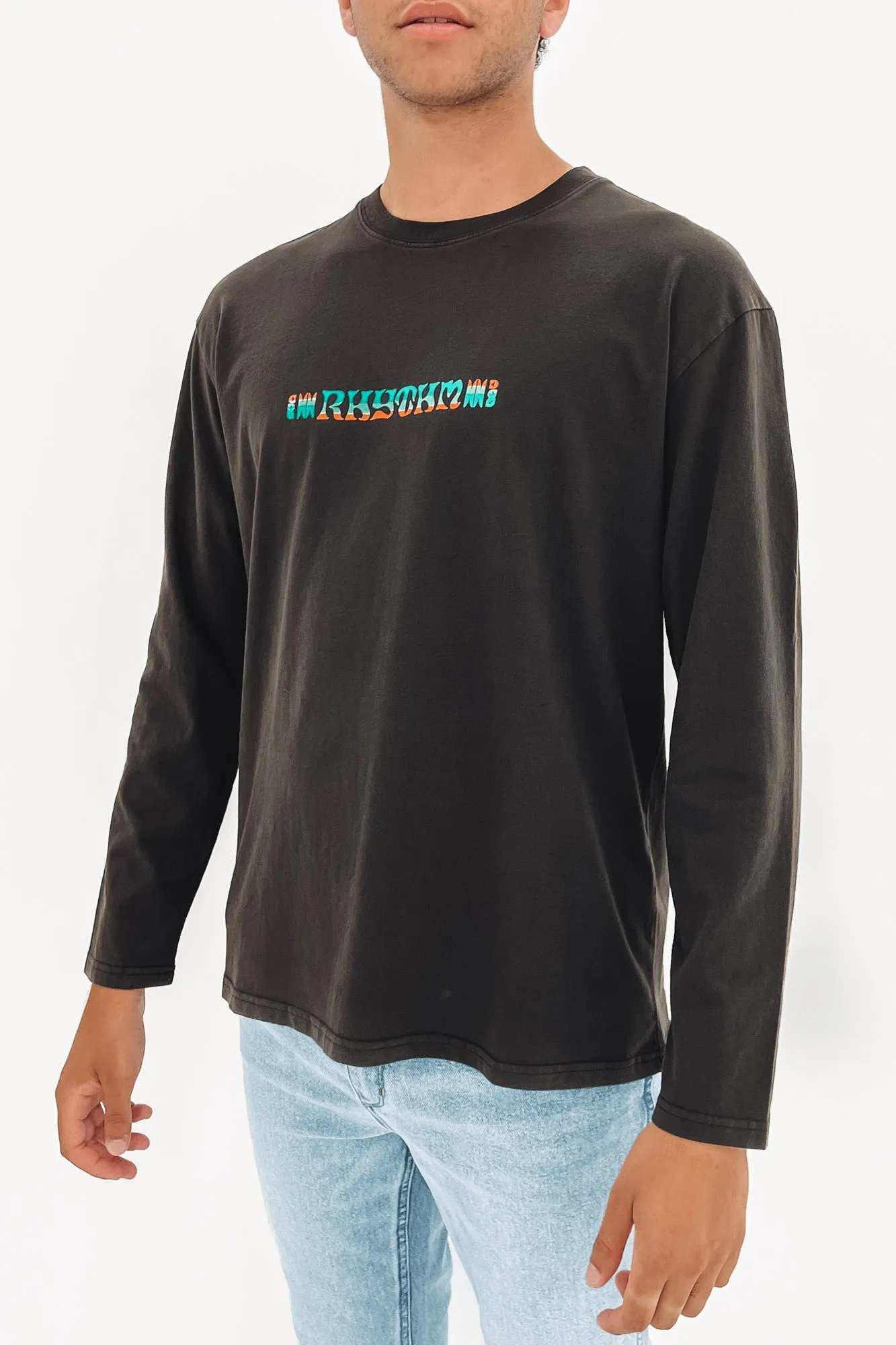 Sonic Long Sleeve Vintage T-Shirt Vintage Black
