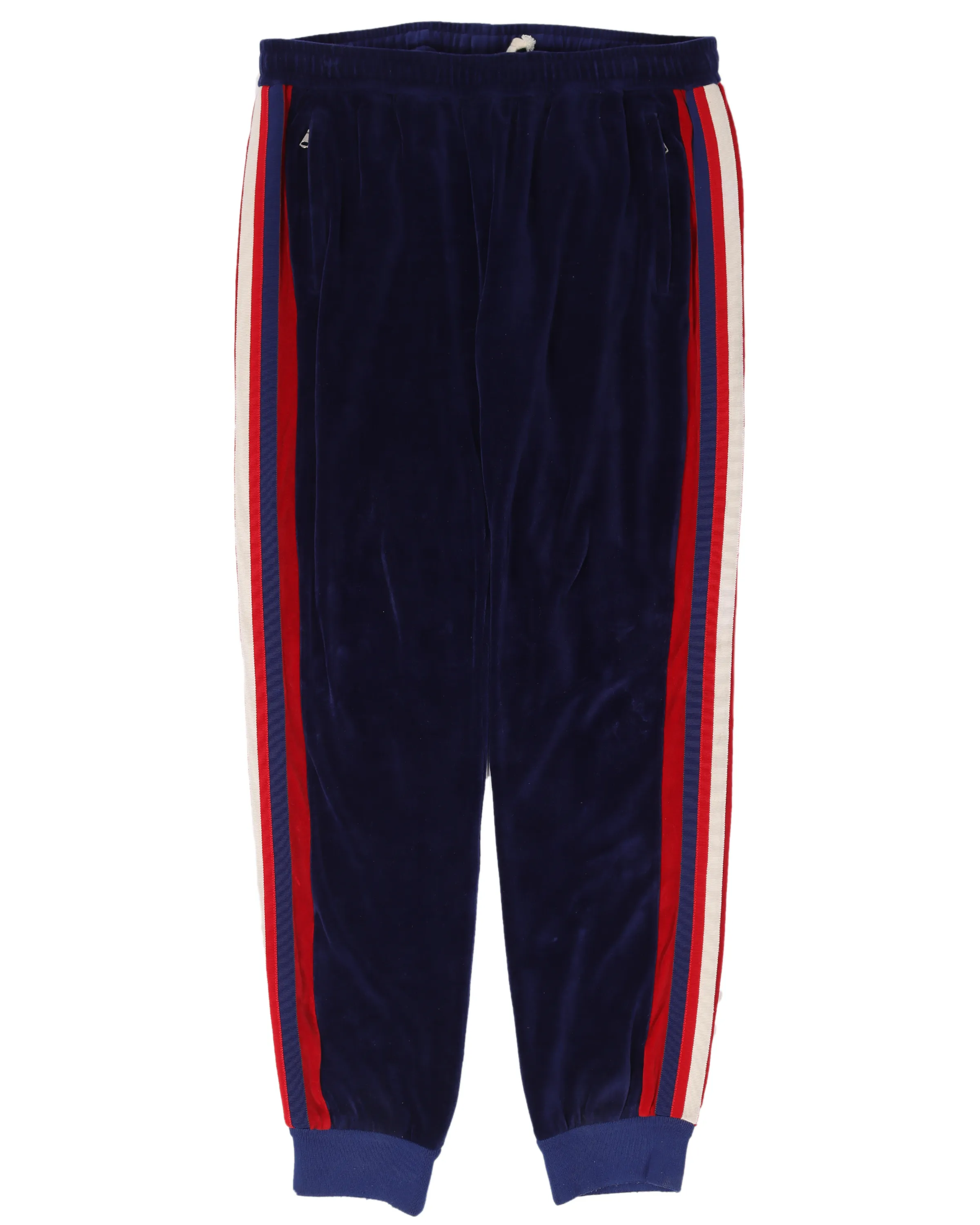 Striped Velour Track Pants