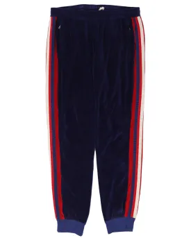 Striped Velour Track Pants
