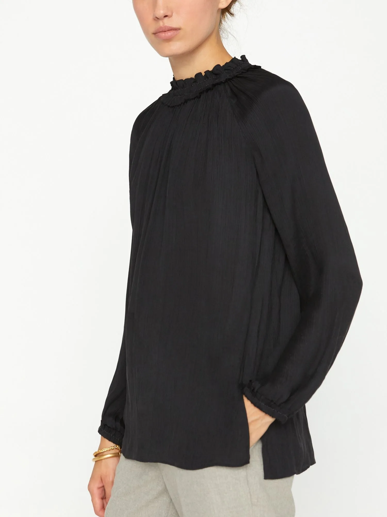 The Eli Shirred Blouse