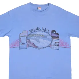 VINTAGE NIAGARA FALLS ALL OVER PRINT SOUVENIR TEE SHIRT 1992 SIZE XL